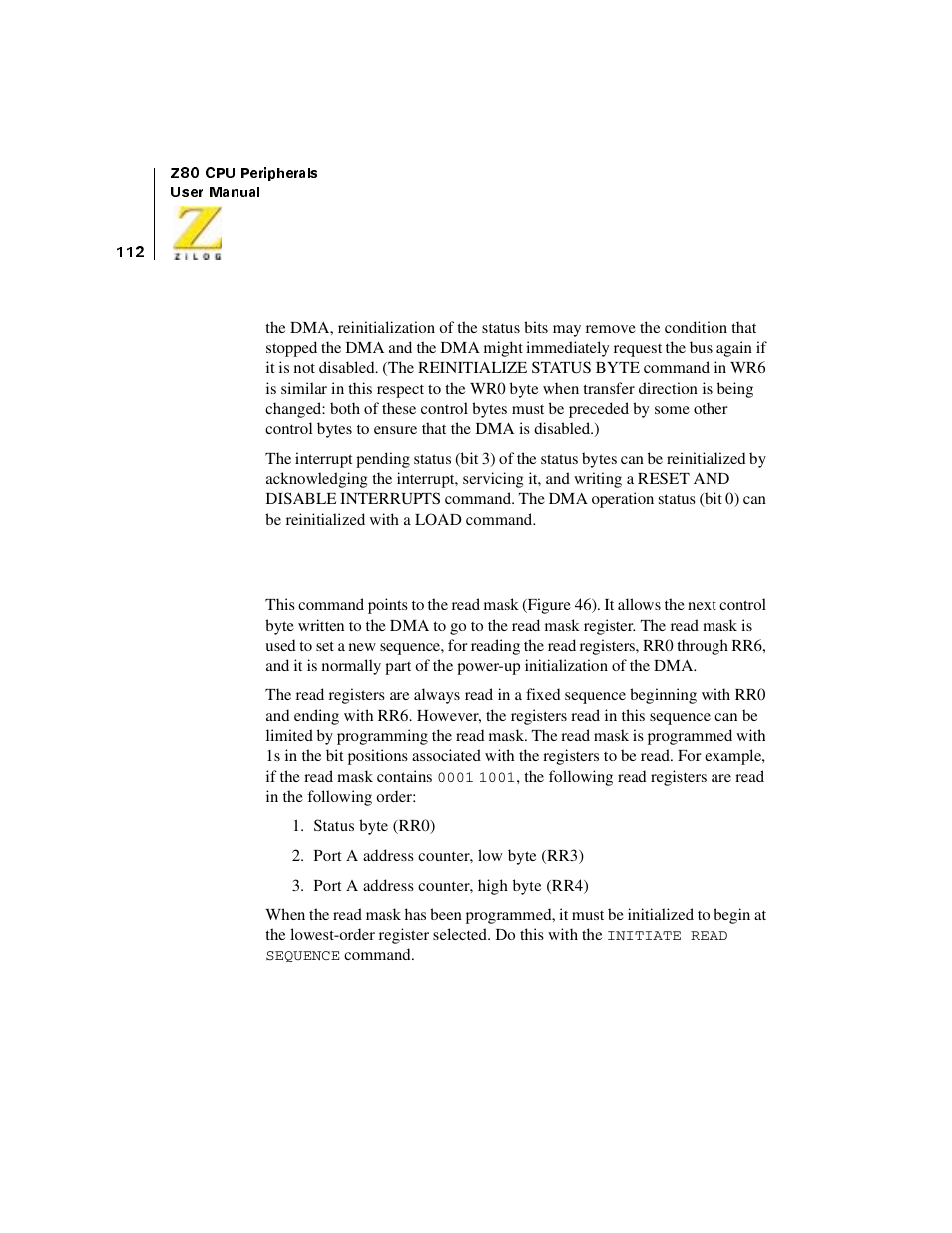 Read mask follows (bb) | Zilog Z08470 User Manual | Page 130 / 330