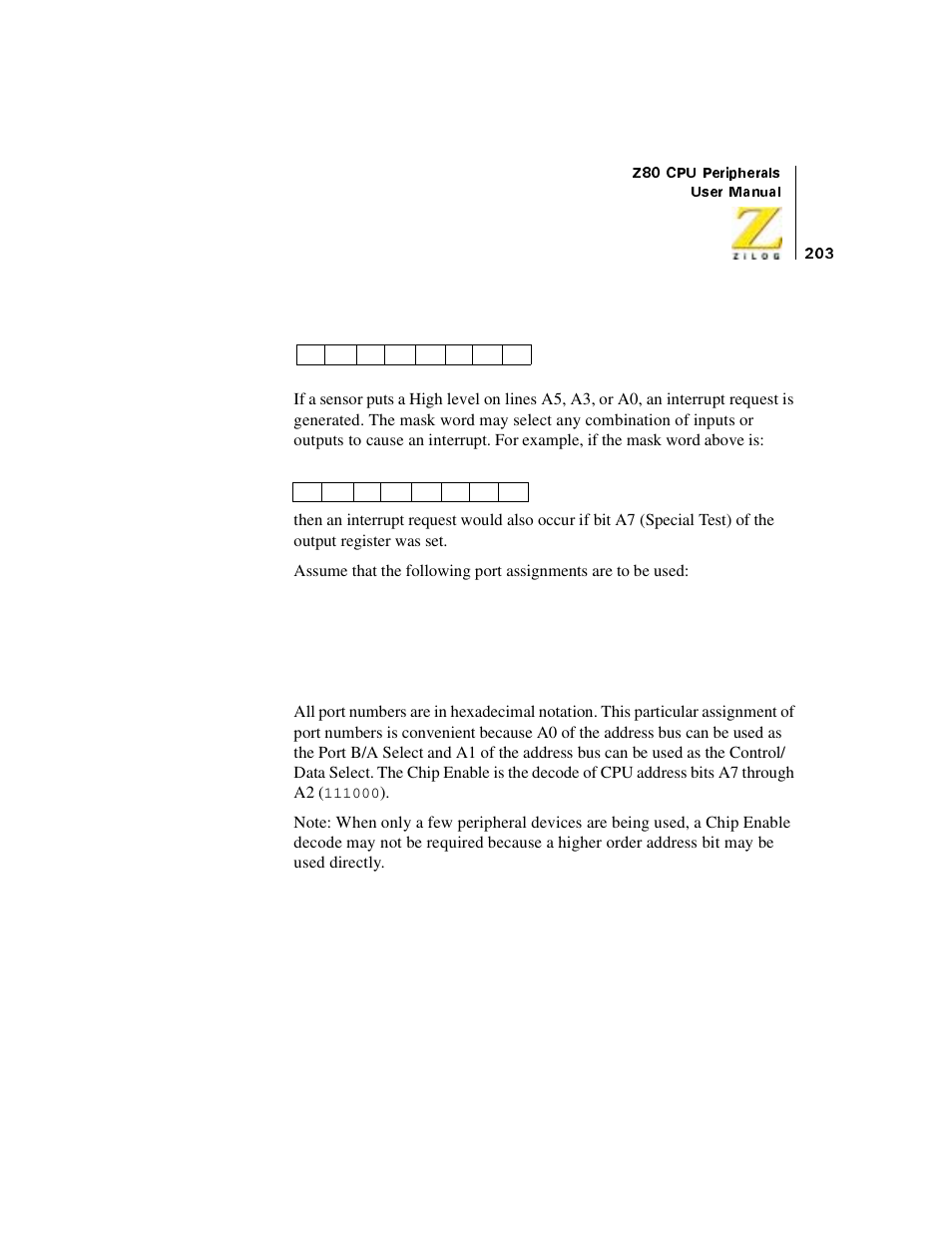 Zilog Z08470 User Manual | Page 223 / 330