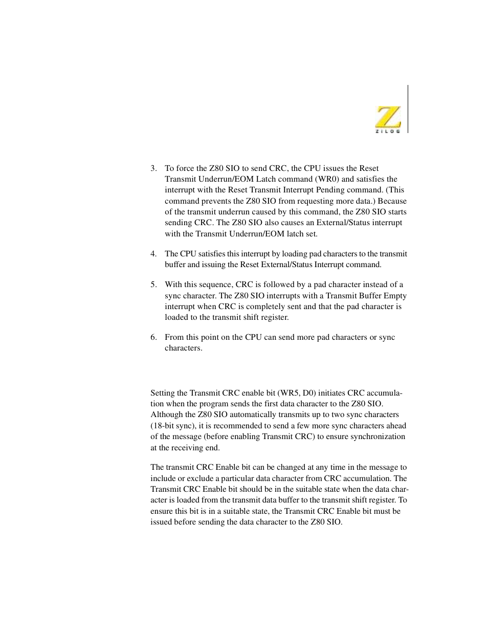 Zilog Z08470 User Manual | Page 267 / 330