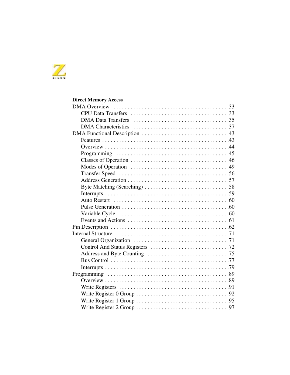 Zilog Z08470 User Manual | Page 4 / 330