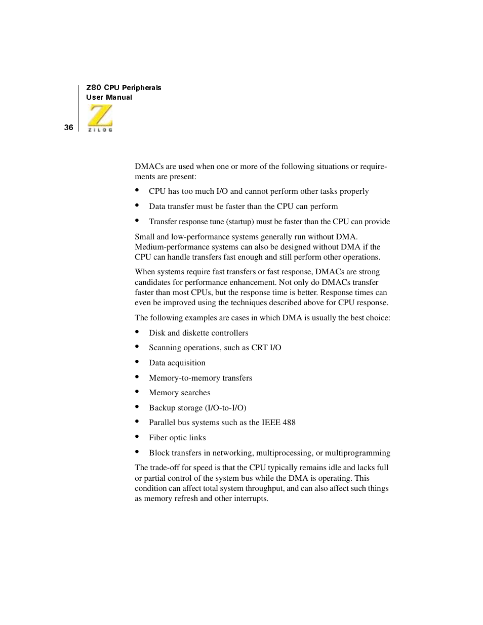 Zilog Z08470 User Manual | Page 54 / 330