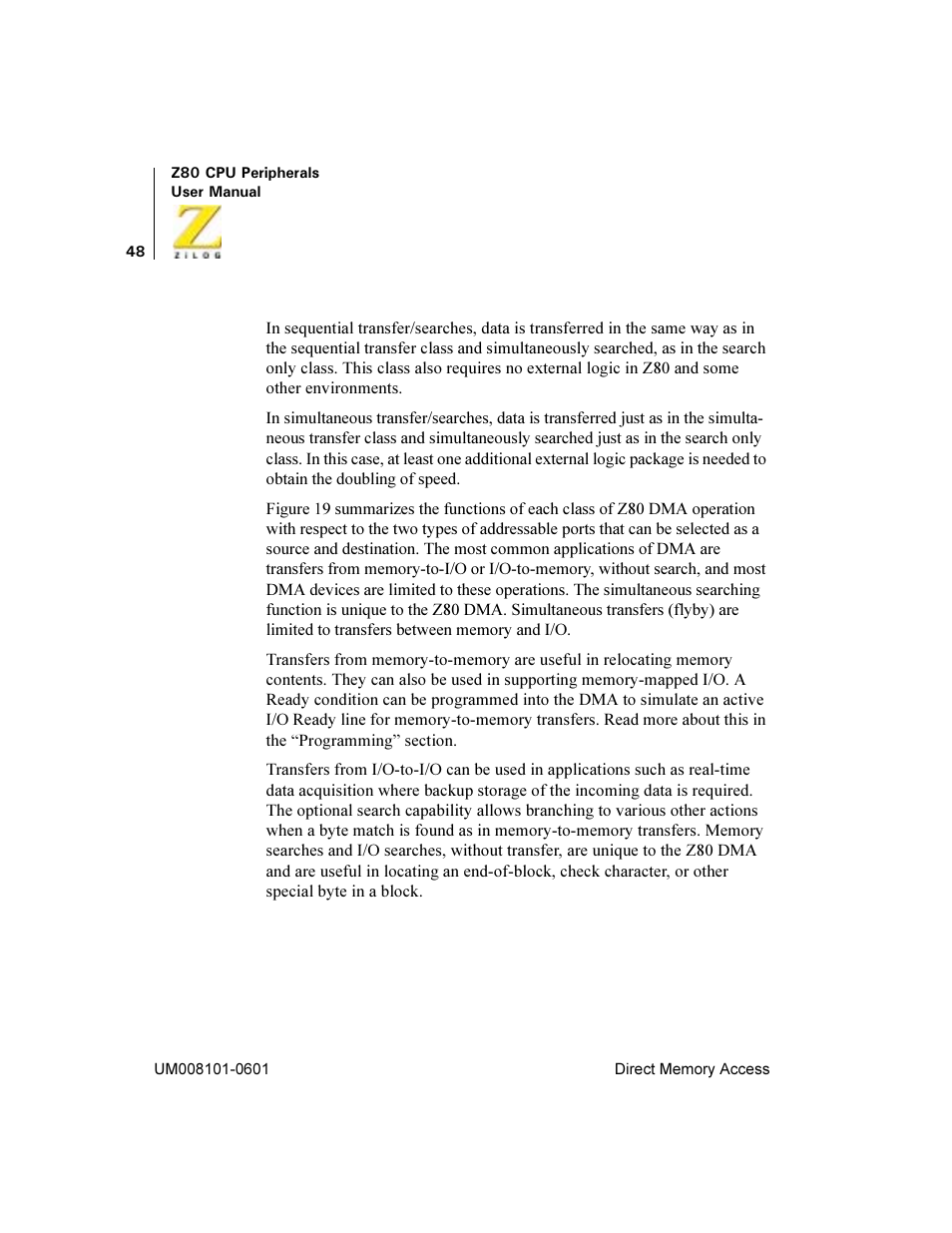 Figure 18. class of operation | Zilog Z08470 User Manual | Page 66 / 330