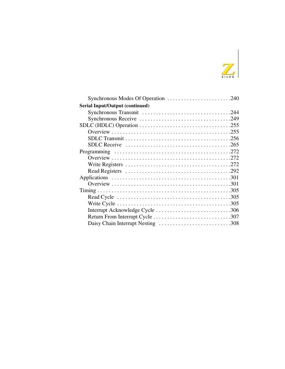 Zilog Z08470 User Manual | Page 7 / 330