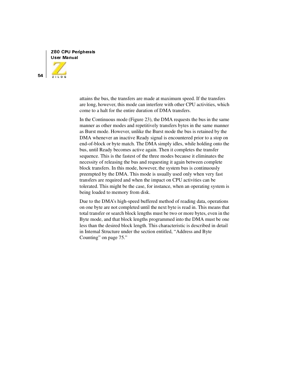 Zilog Z08470 User Manual | Page 72 / 330