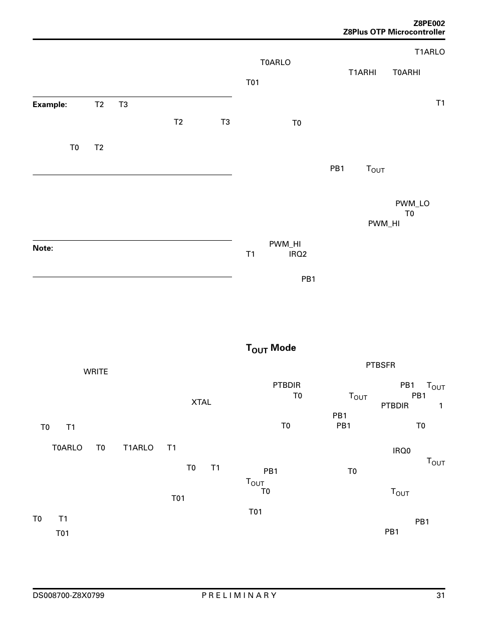 Zilog Z8PE002 User Manual | Page 31 / 48