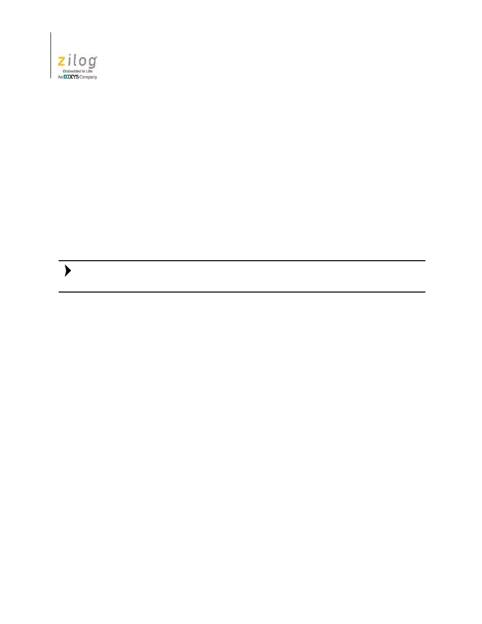 Persistent zgate configuration changes | Zilog EZ80F91GA User Manual | Page 28 / 127