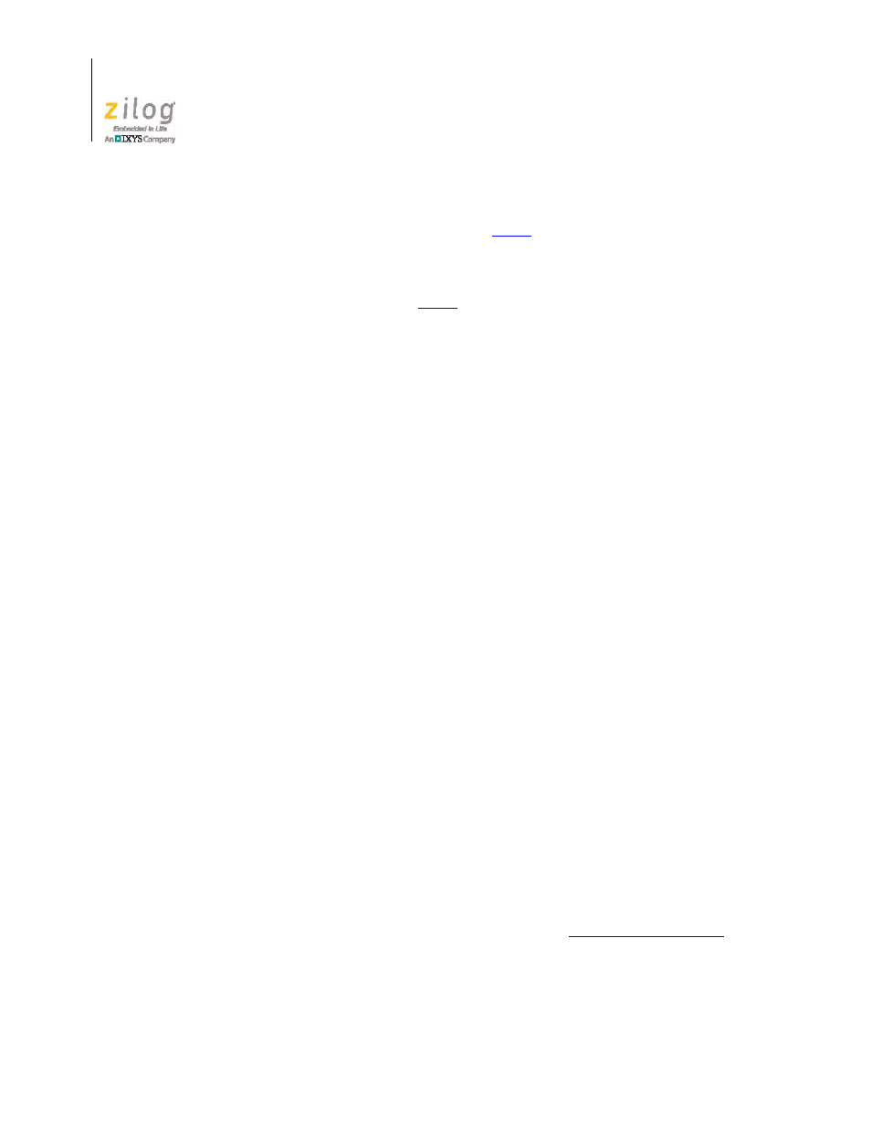 Zilog EZ80F91GA User Manual | Page 34 / 127
