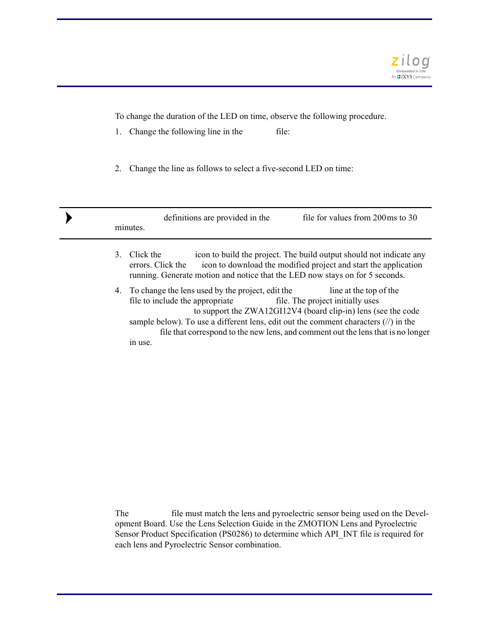 Zilog Z8FS021A User Manual | Page 17 / 25