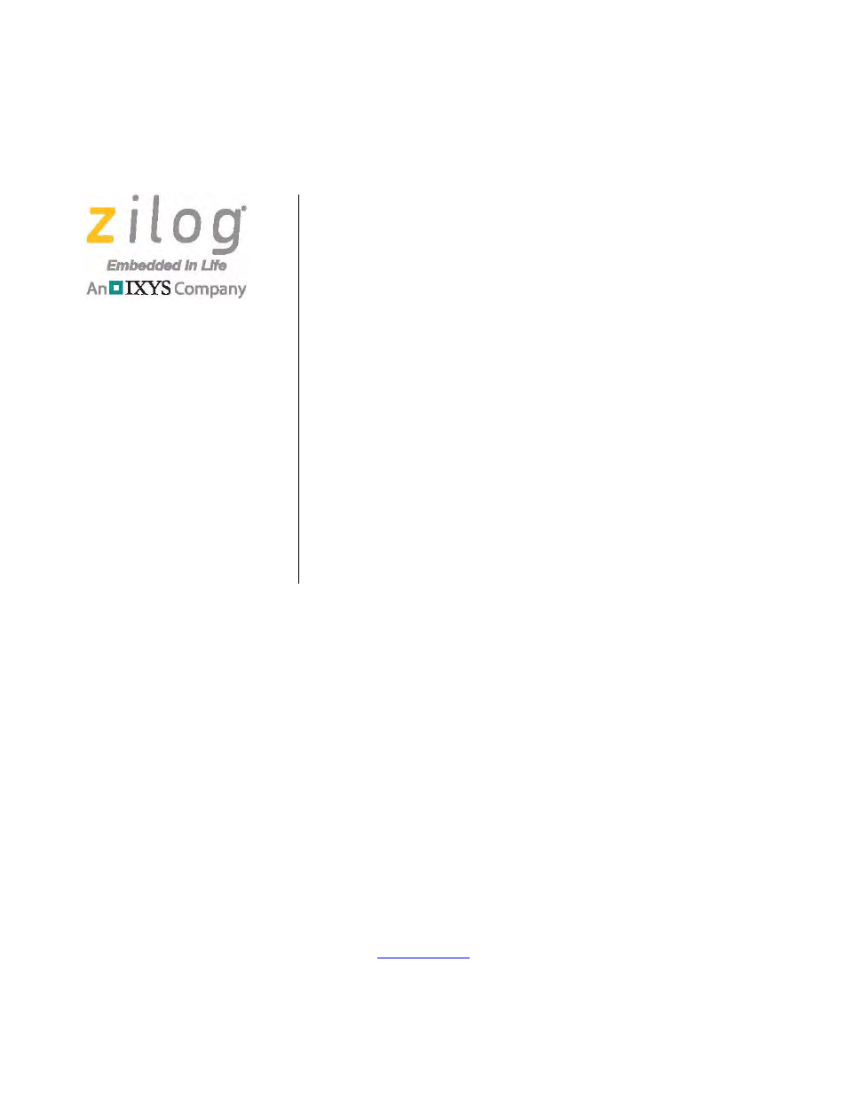 Zilog ZEPIR0BA User Manual | 18 pages