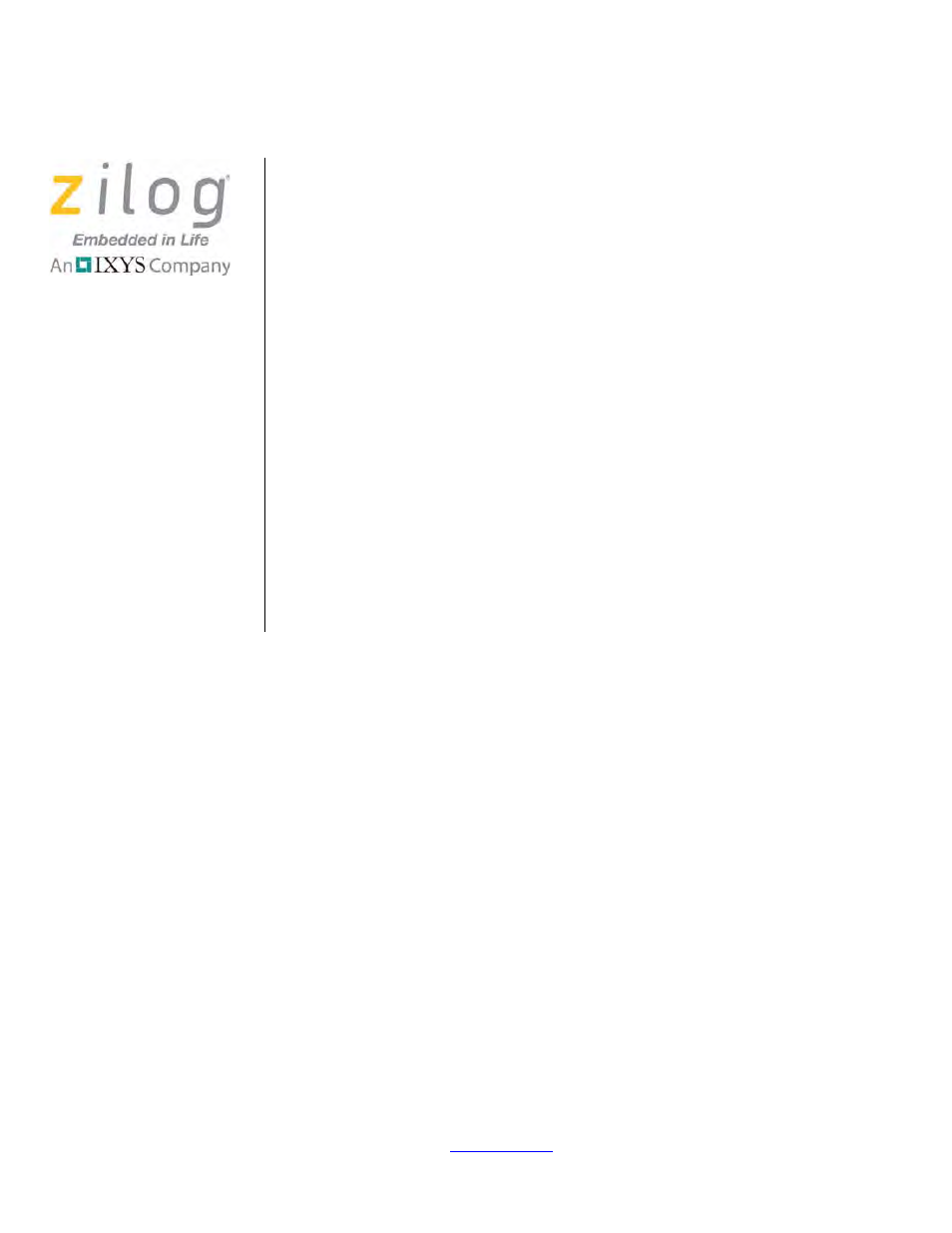 Zilog ZMOT0BHH User Manual | 34 pages