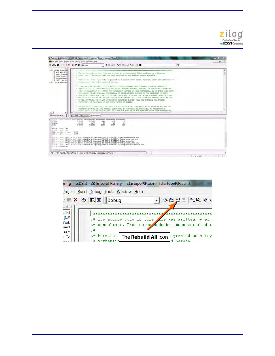 E figure 12 for an example; fig, Ure 13 indicates | Zilog ZMOT0BHH User Manual | Page 21 / 34