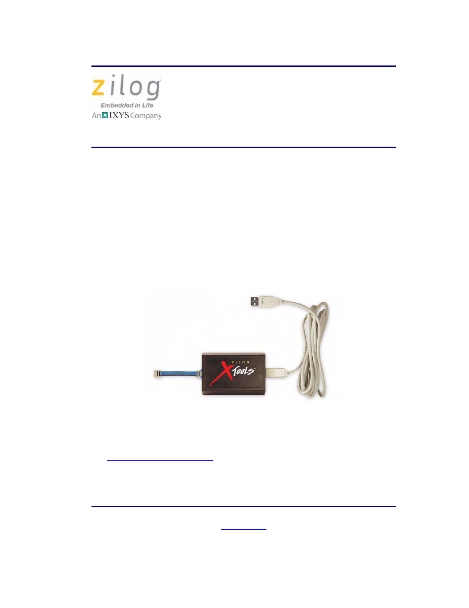Zilog Z16FMC2 User Manual | 8 pages