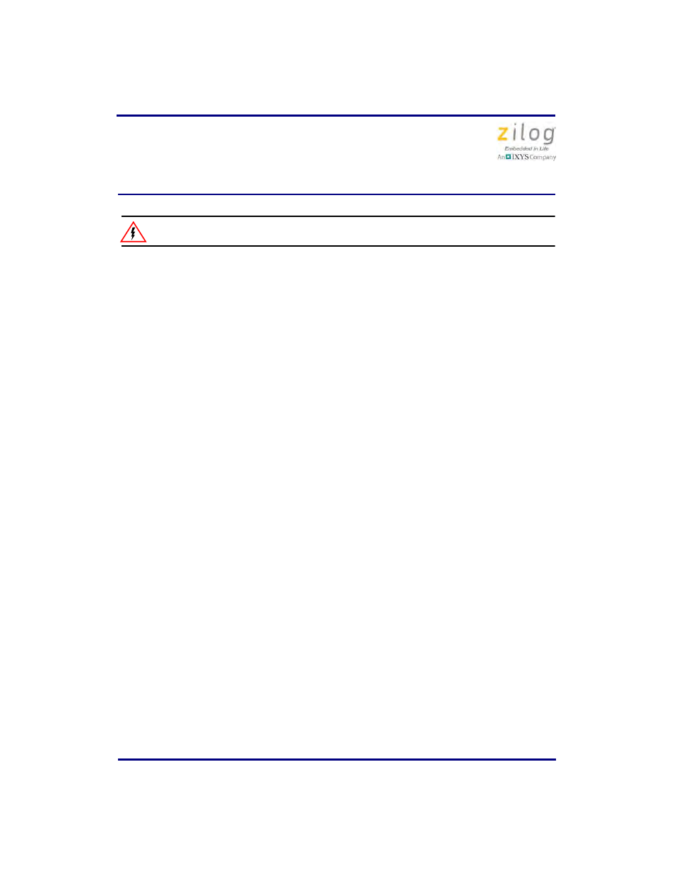 Zilog Z16FMC2 User Manual | Page 8 / 8