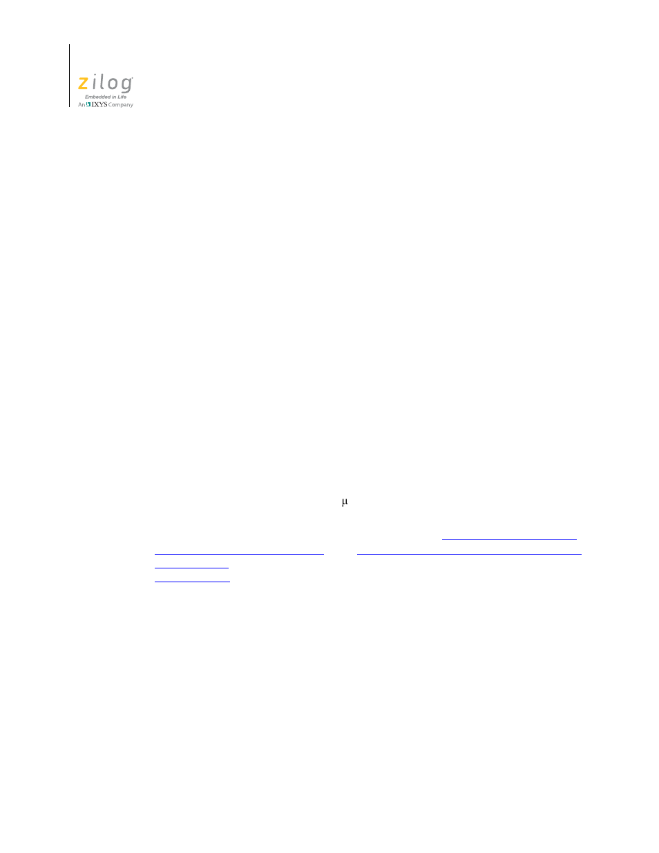 Zilog Z16FMC2 User Manual | Page 10 / 26