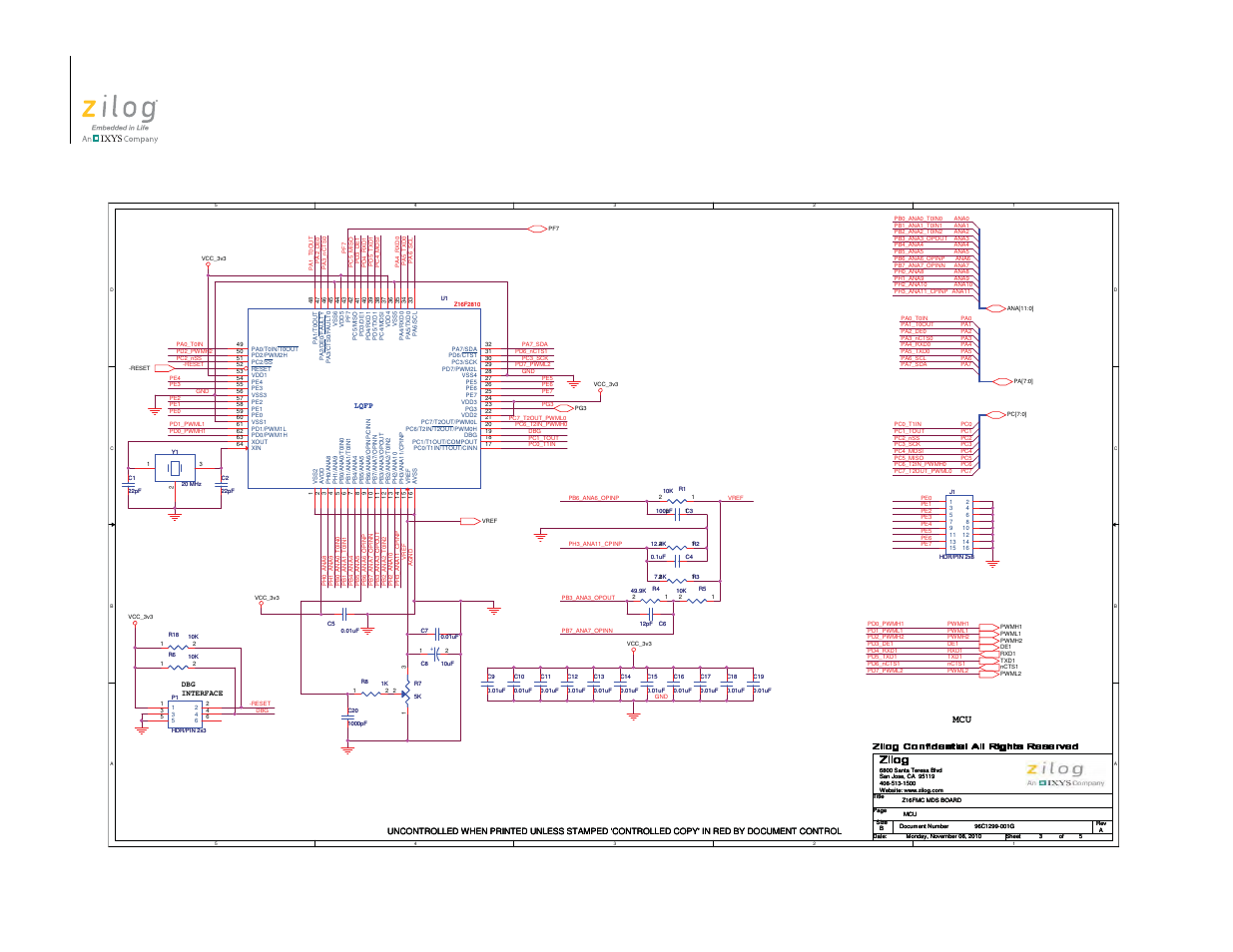 Lorj | Zilog Z16FMC2 User Manual | Page 22 / 26