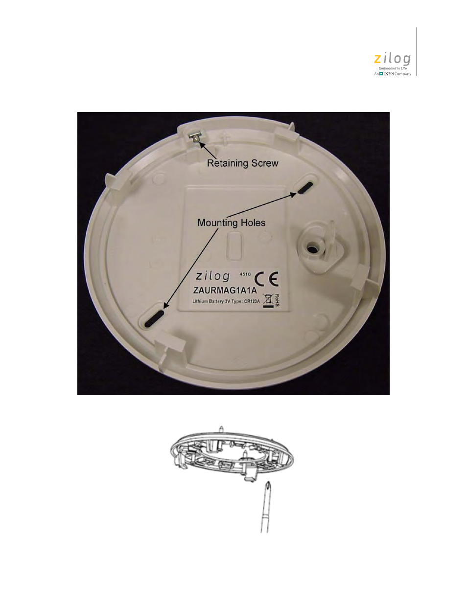 The ceiling, as shown in figure 11, In figure 12 | Zilog ZAURCT User Manual | Page 23 / 59