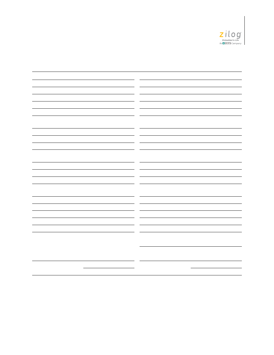 Zilog ZAURCT User Manual | Page 47 / 59