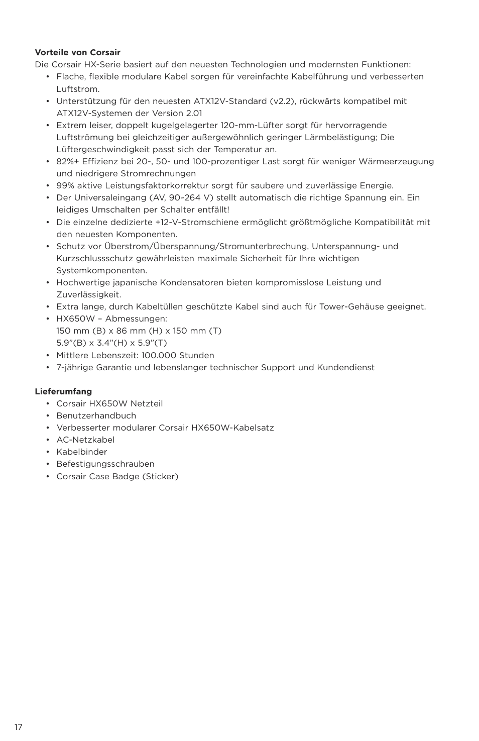 Corsair P49-00011 User Manual | Page 18 / 53