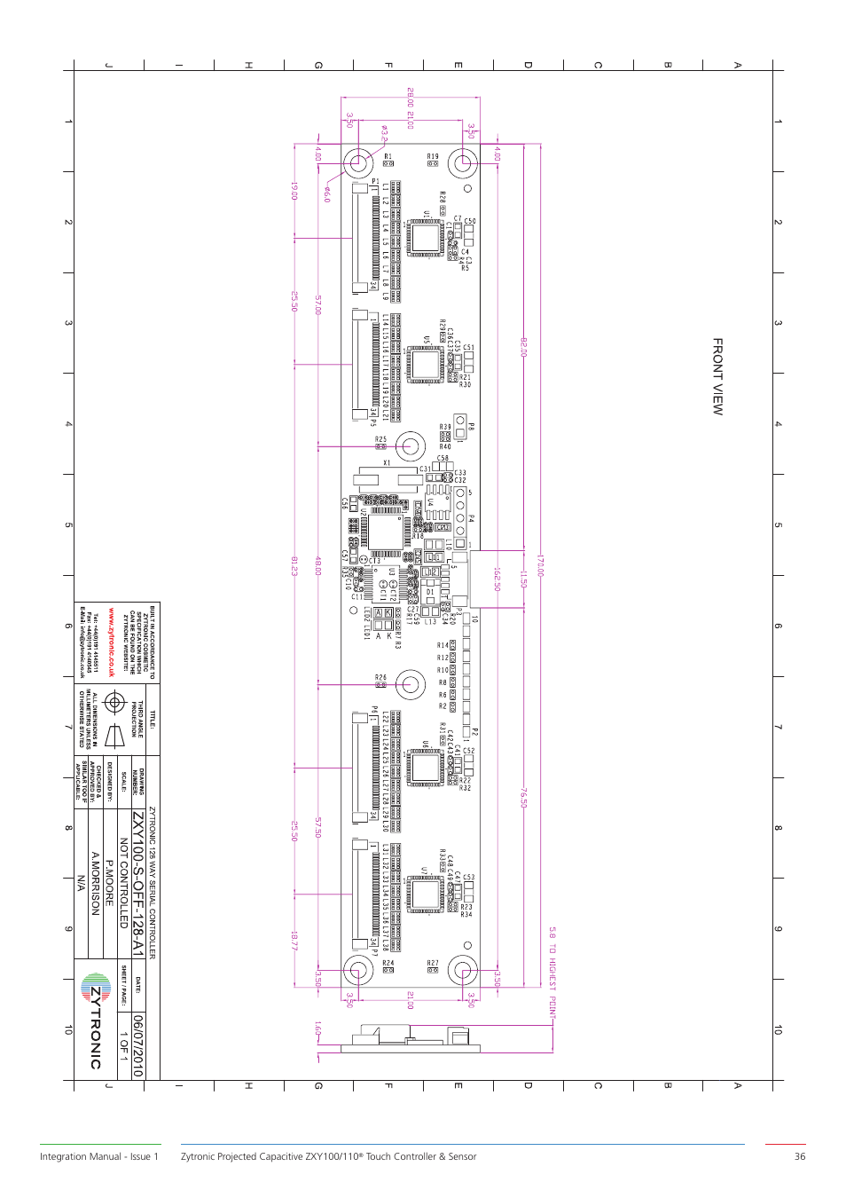 Zytronic ZXY110 User Manual | Page 36 / 42