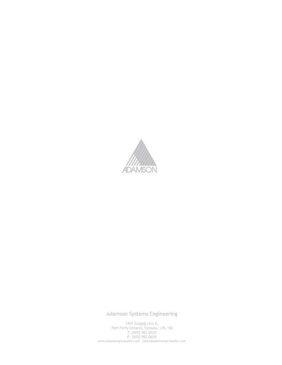 Adamson M15 User Manual | Page 24 / 24