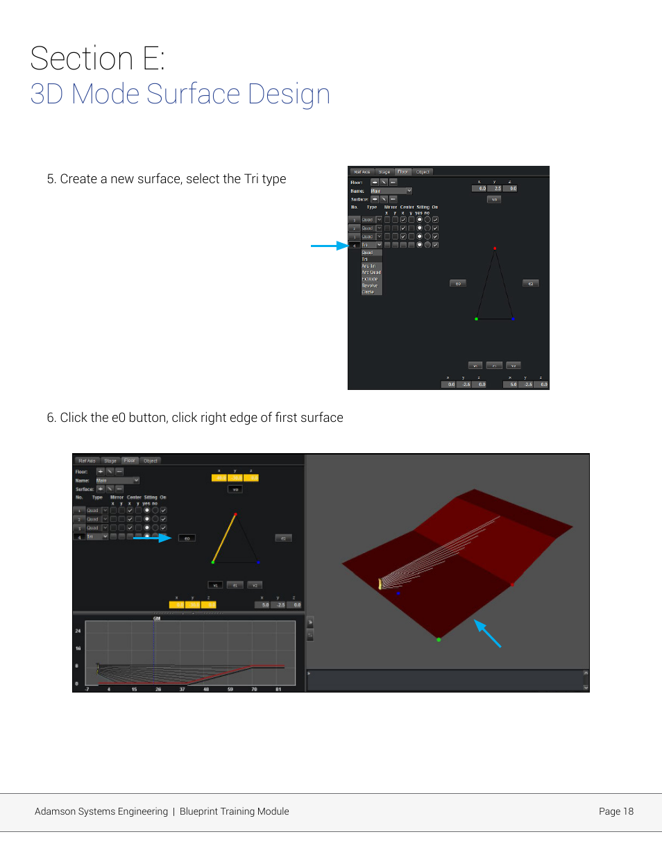 3d mode surface design | Adamson Blueprint AV User Manual | Page 18 / 33