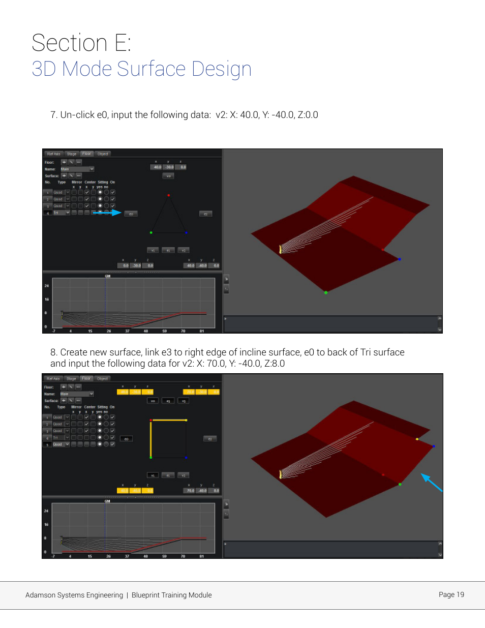 3d mode surface design | Adamson Blueprint AV User Manual | Page 19 / 33