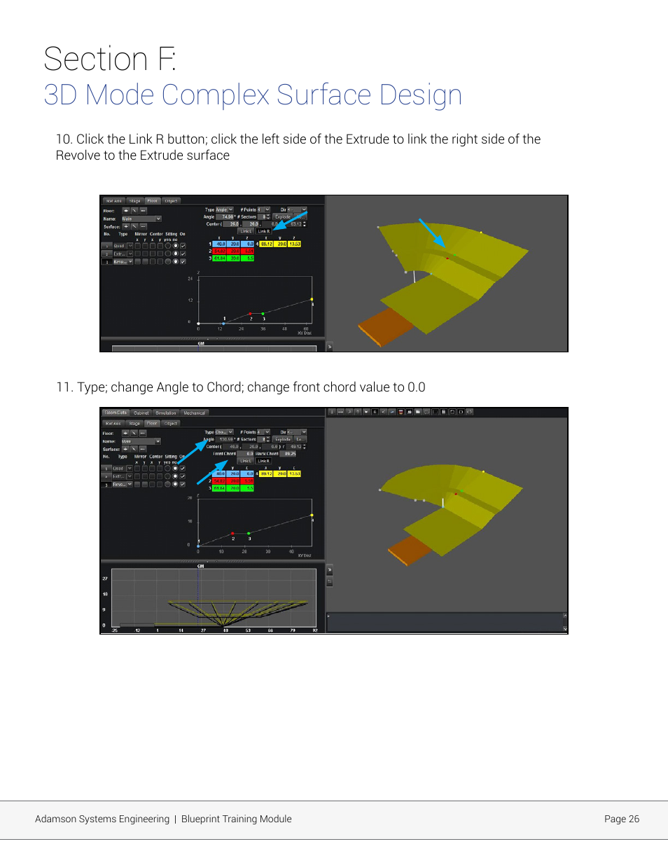 3d mode complex surface design | Adamson Blueprint AV User Manual | Page 26 / 33