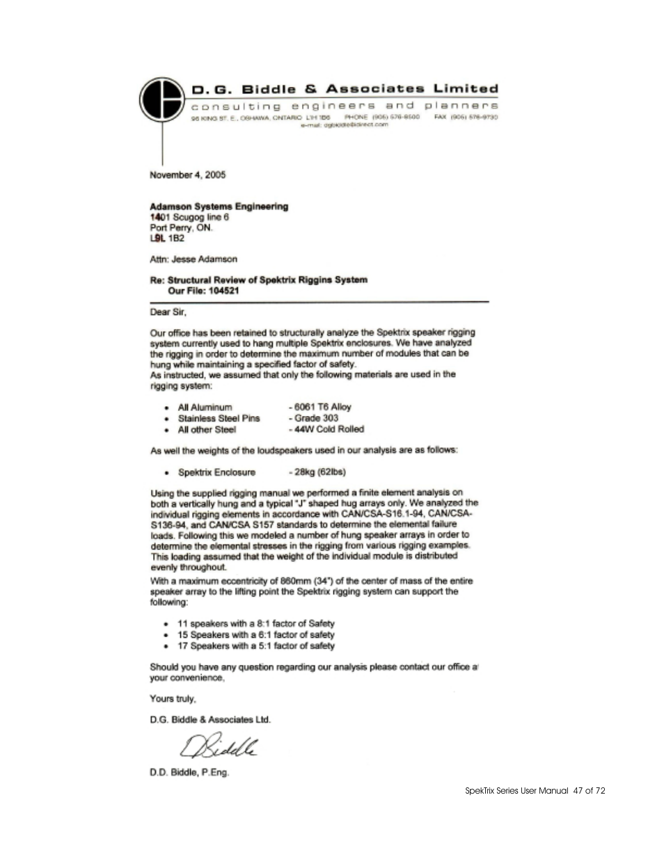 Adamson SpekTrix User Manual | Page 47 / 72