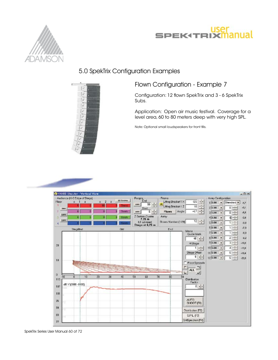 Adamson SpekTrix User Manual | Page 60 / 72