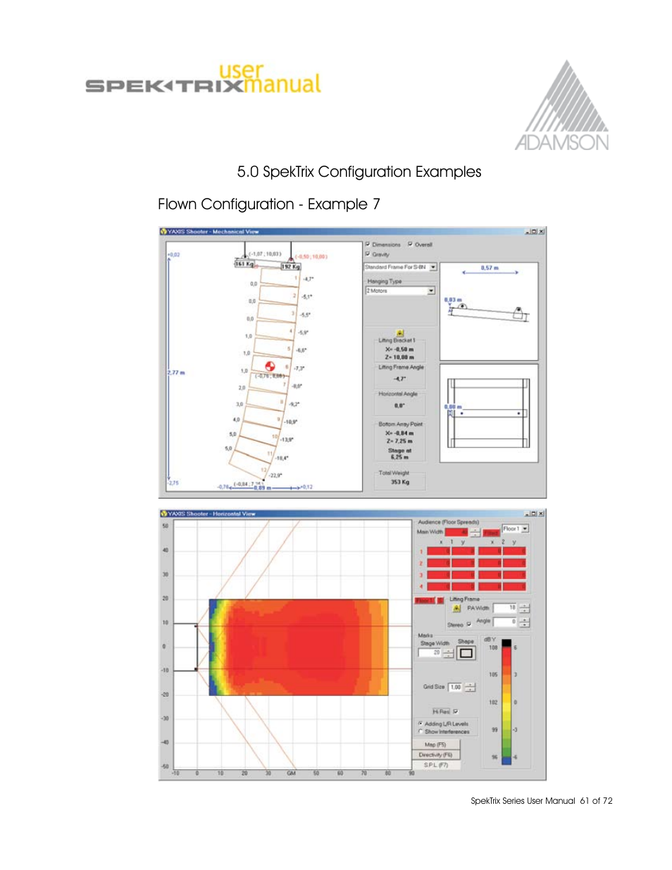 Adamson SpekTrix User Manual | Page 61 / 72