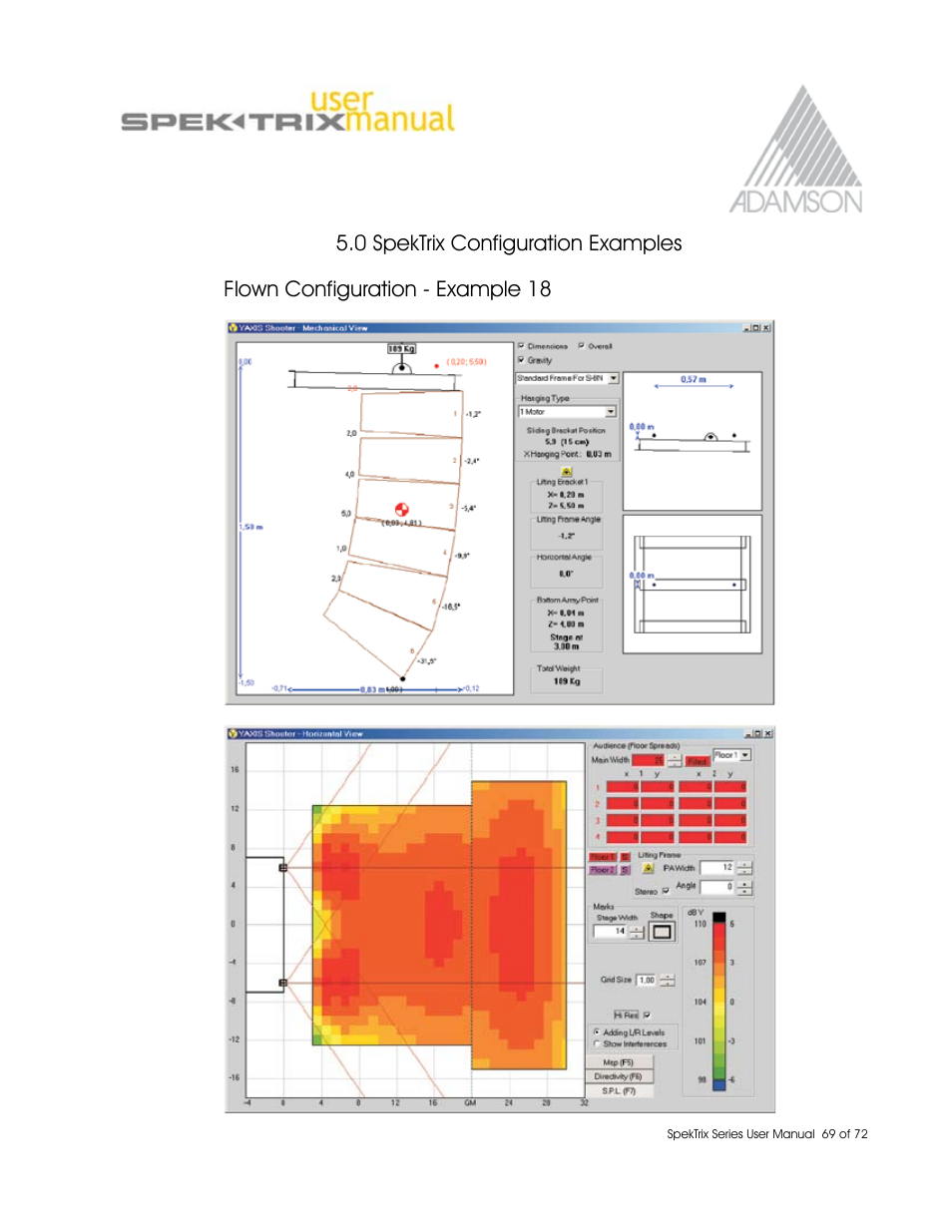 Adamson SpekTrix User Manual | Page 69 / 72