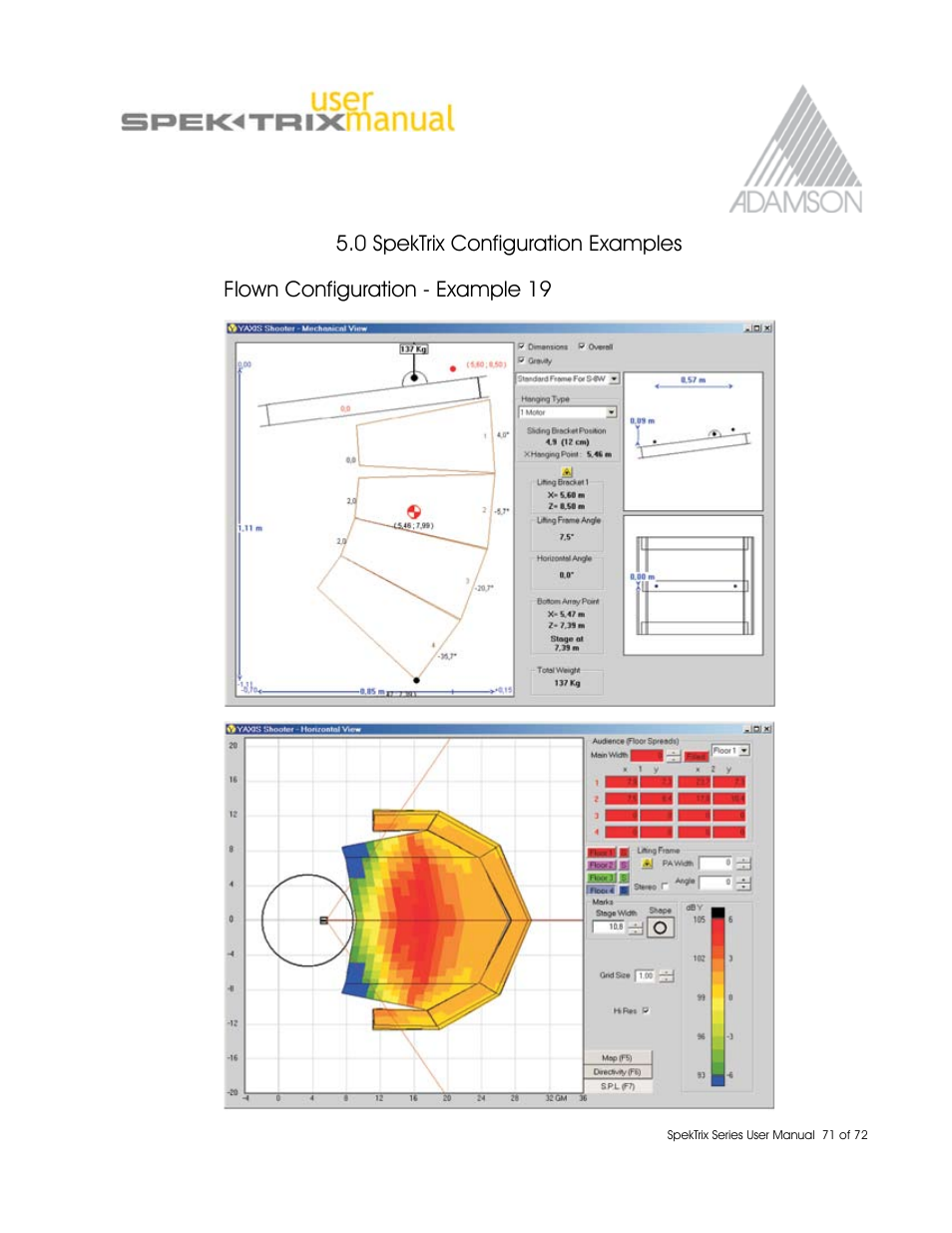 Adamson SpekTrix User Manual | Page 71 / 72