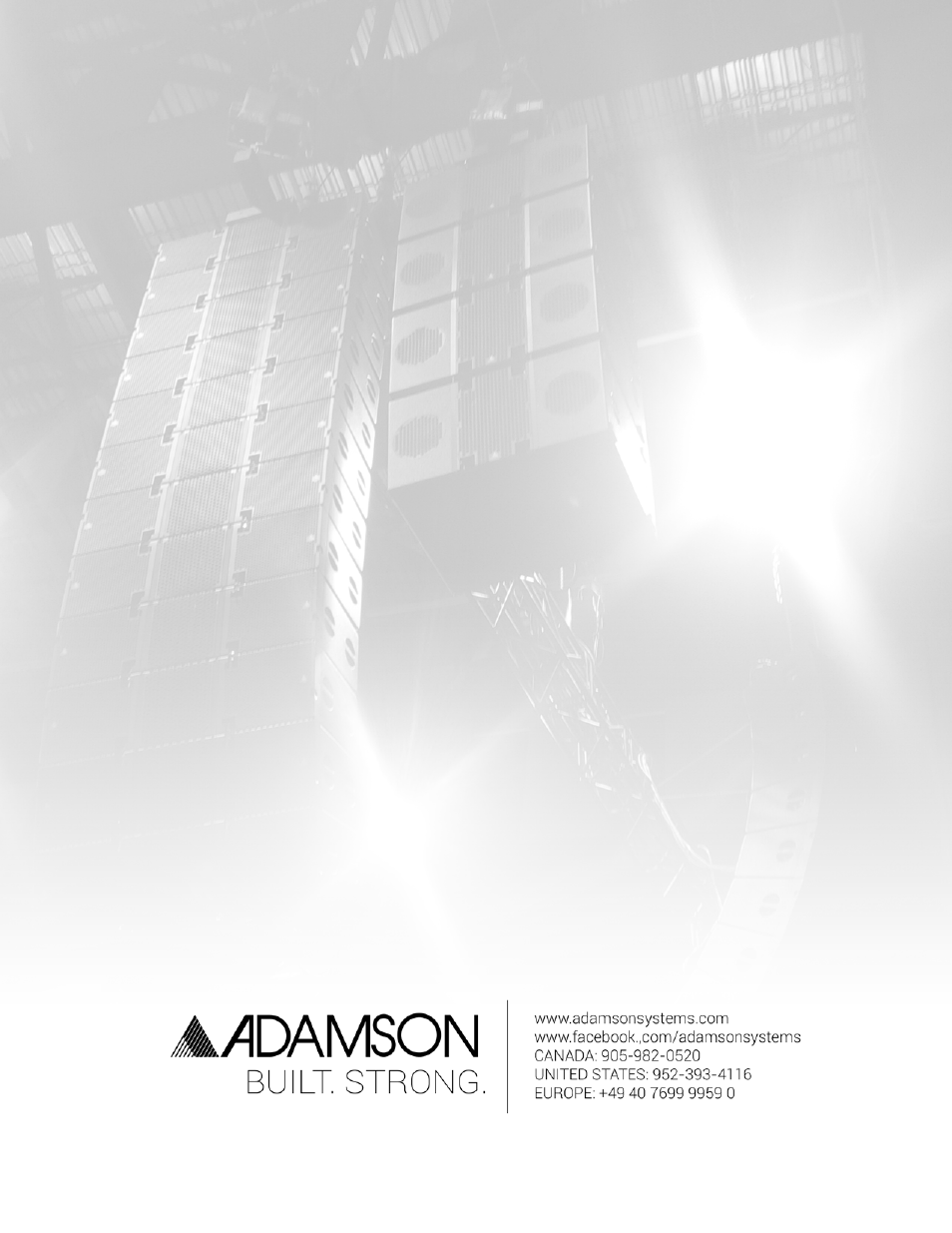 Adamson E-Series User Manual | Page 40 / 40