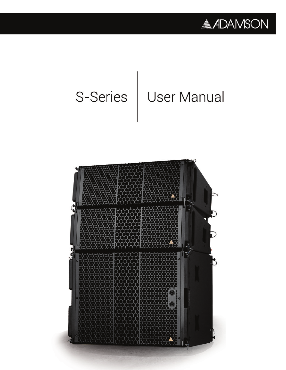 Adamson S-Series User Manual | 32 pages