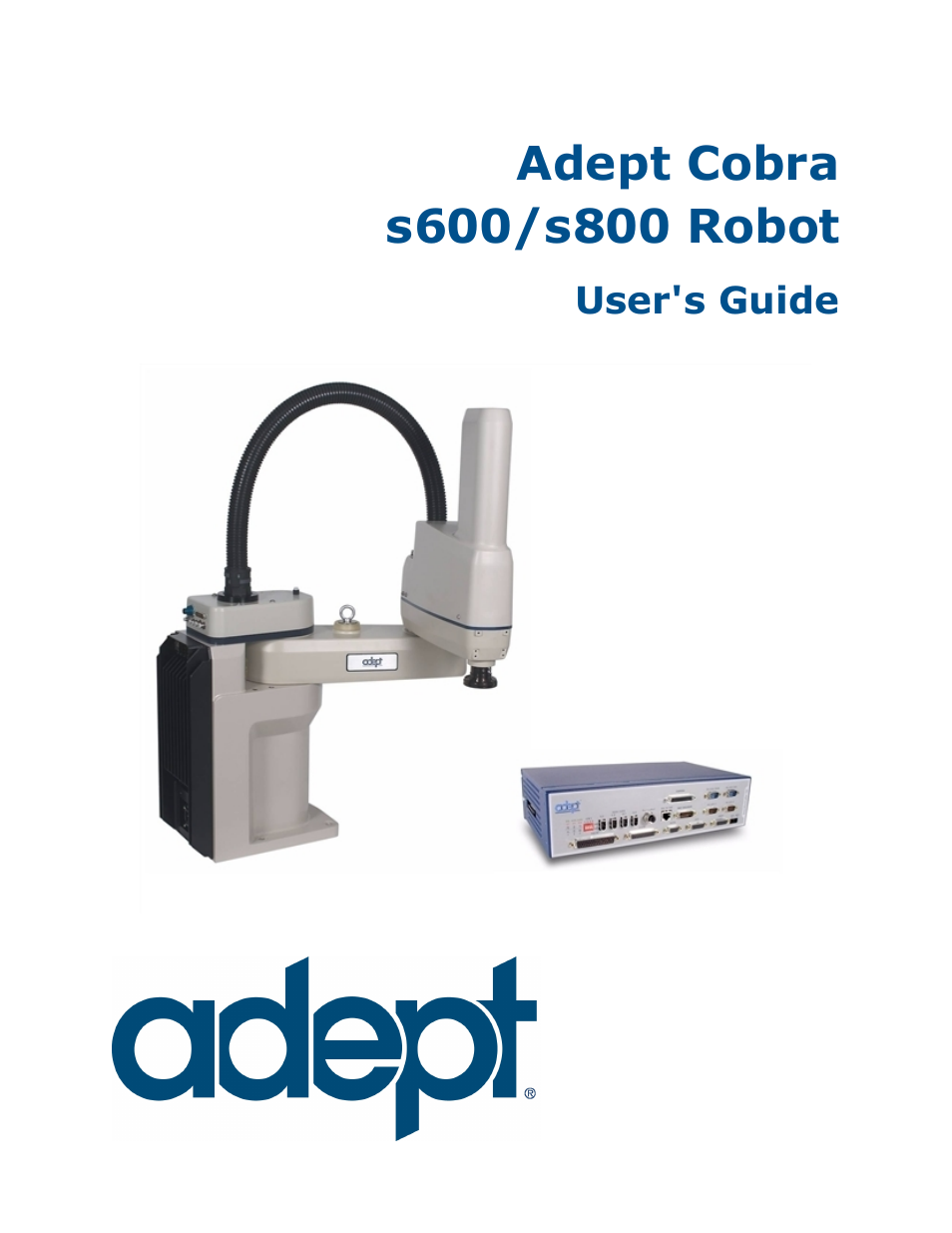 Adept s600 Cobra User Manual | 128 pages