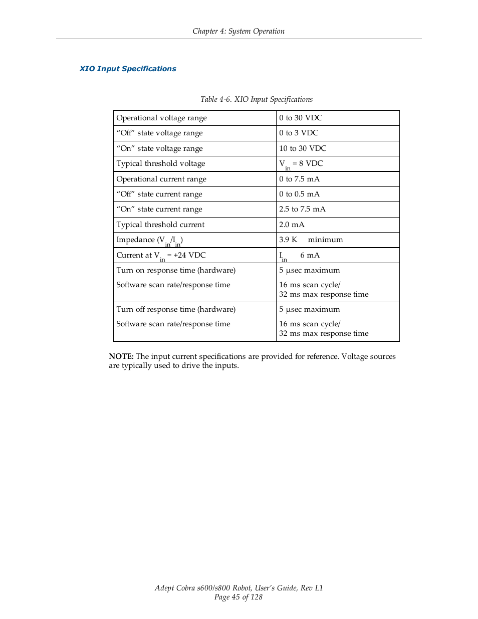 Adept s600 Cobra User Manual | Page 45 / 128