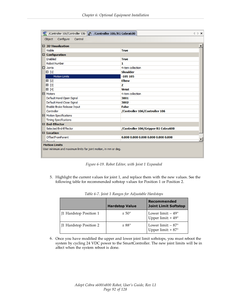 Adept s600 Cobra User Manual | Page 92 / 128