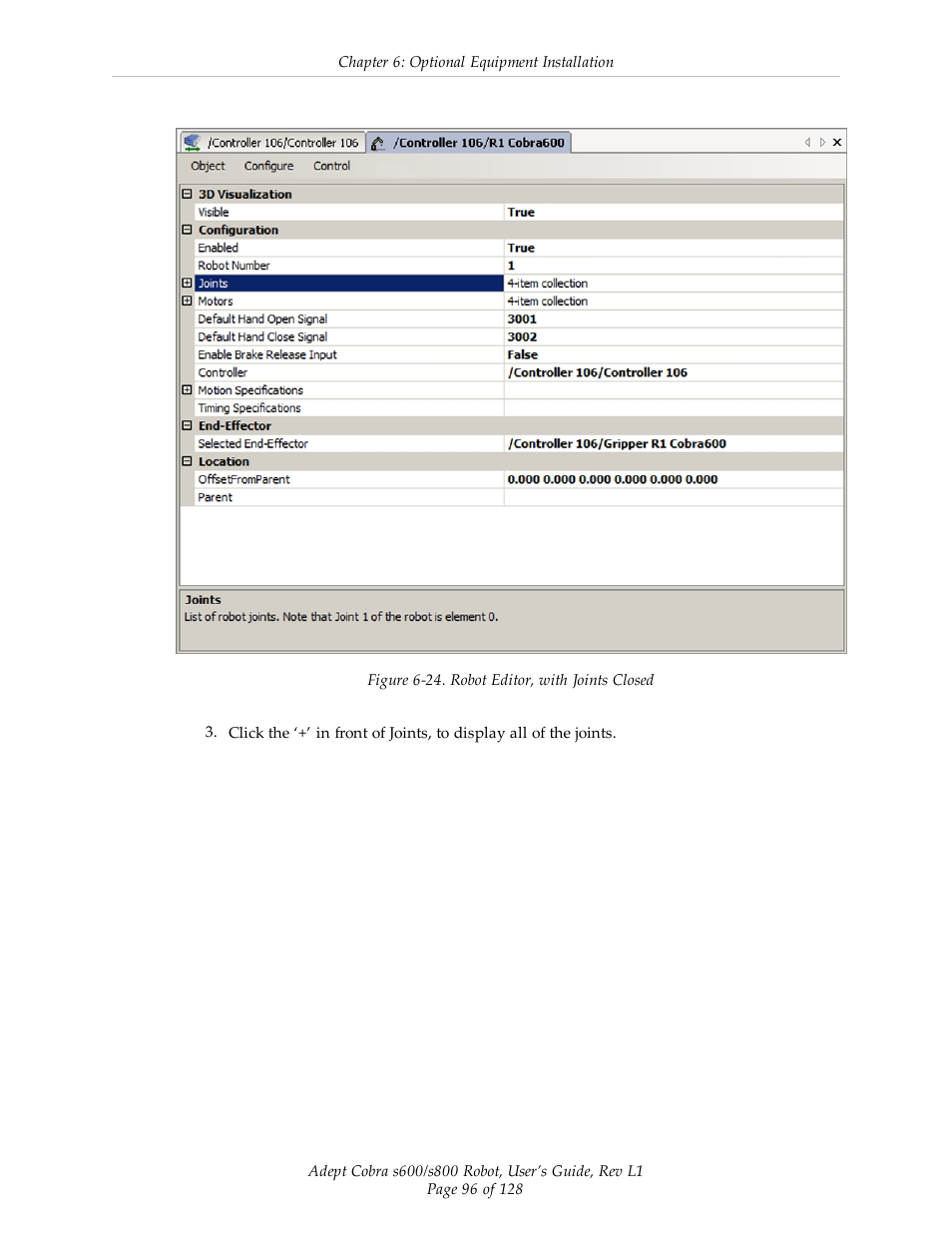 Adept s600 Cobra User Manual | Page 96 / 128