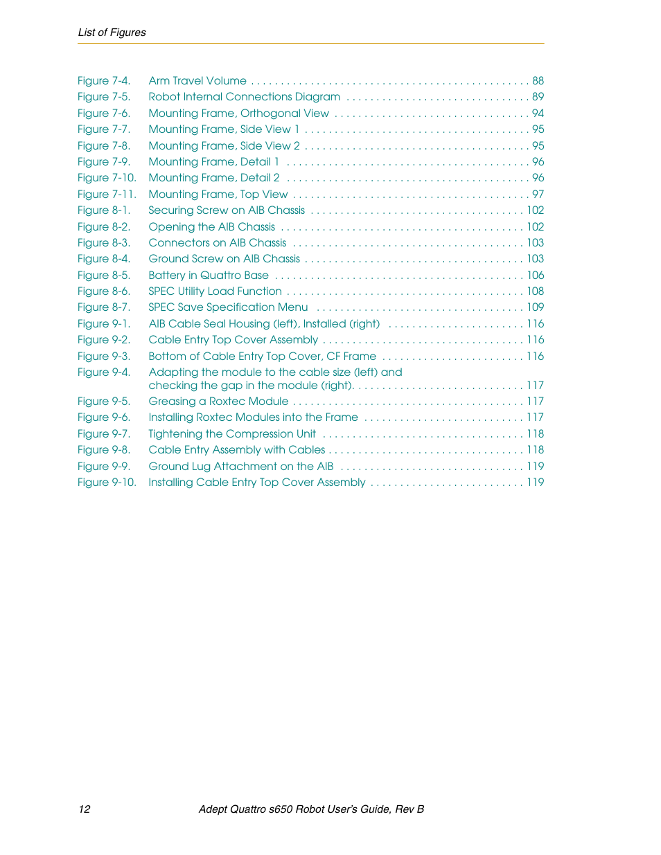 Adept s650H Quattro User Manual | Page 12 / 128