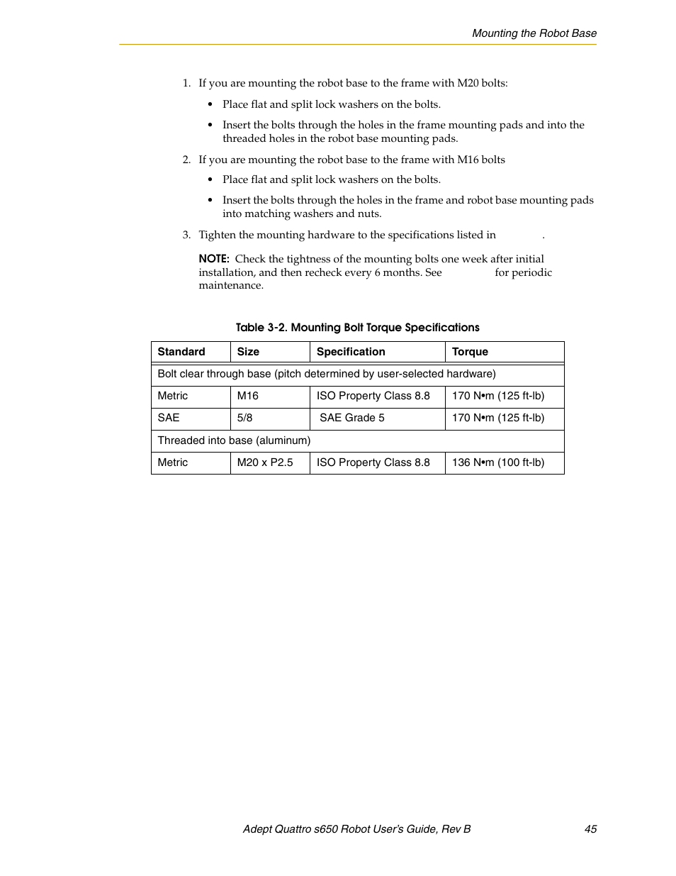 Adept s650H Quattro User Manual | Page 45 / 128