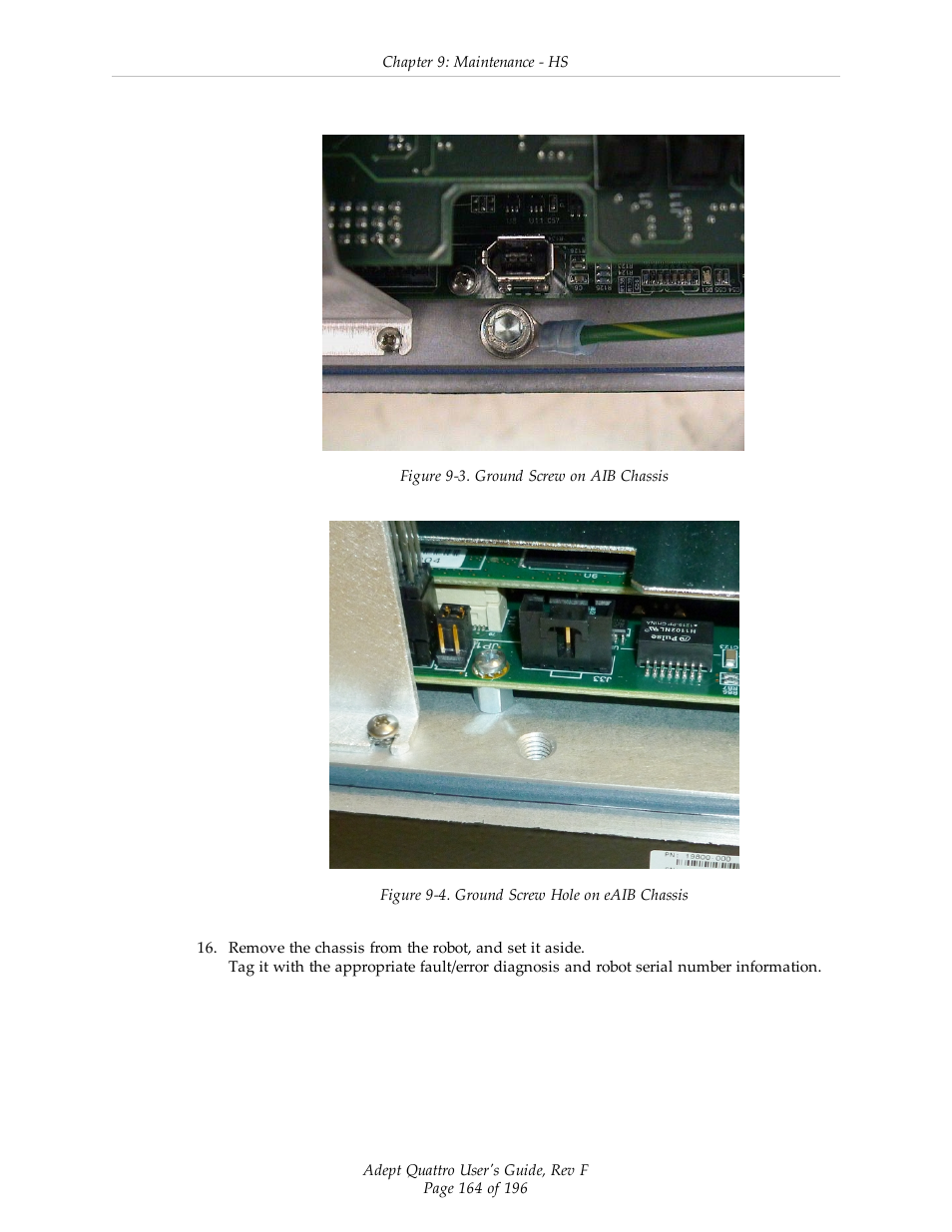 Adept s650HS Quattro User Manual | Page 164 / 196