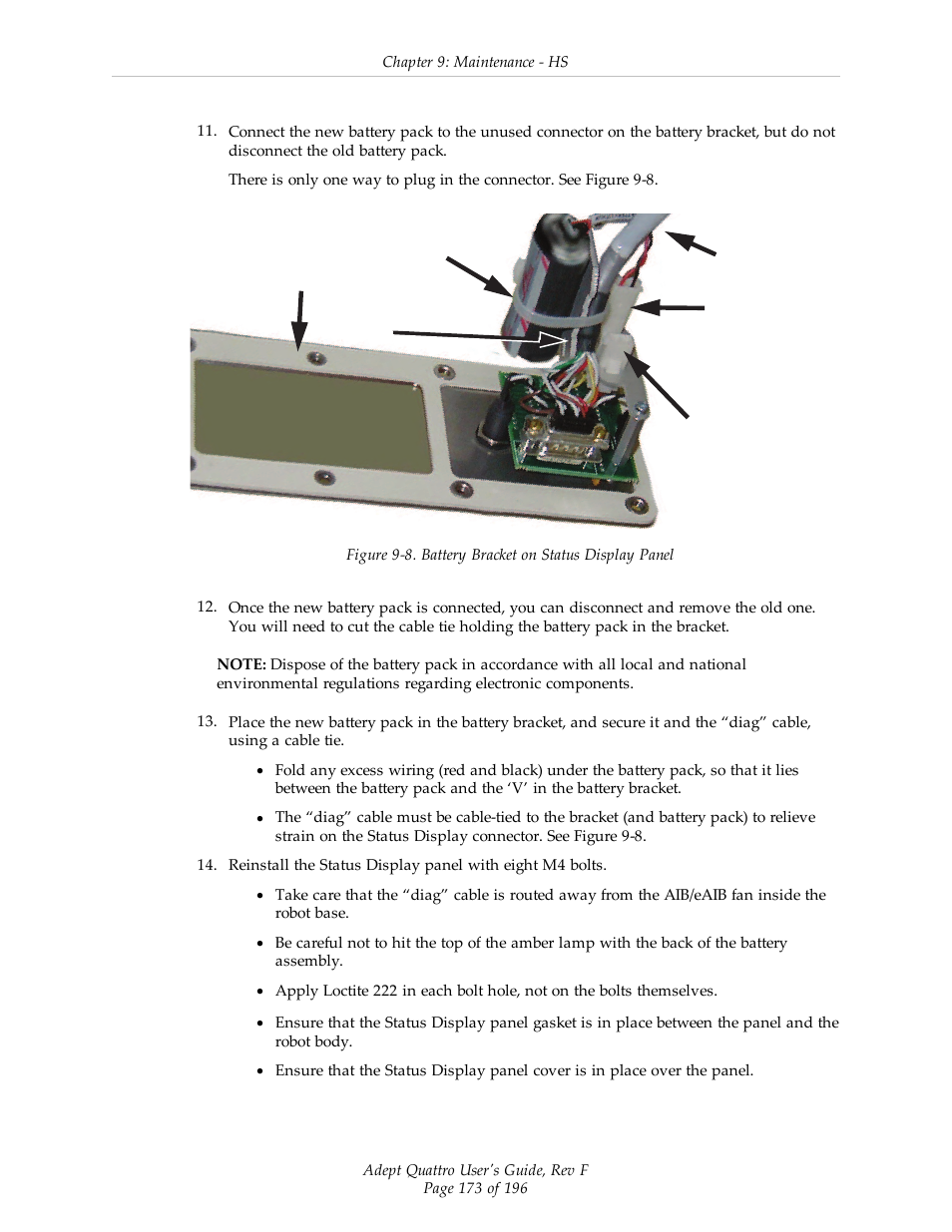 Adept s650HS Quattro User Manual | Page 173 / 196