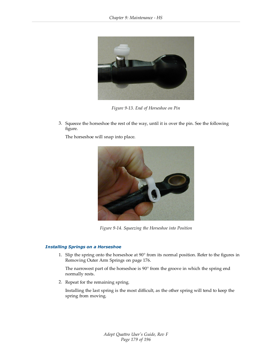 Adept s650HS Quattro User Manual | Page 179 / 196