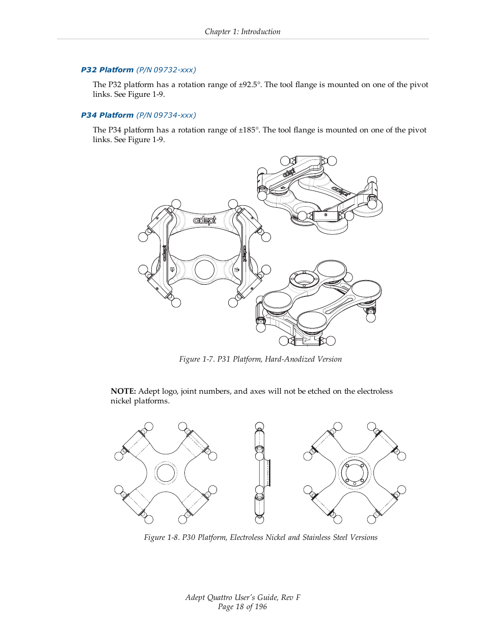 Adept s650HS Quattro User Manual | Page 18 / 196