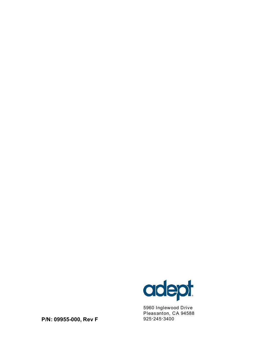 Adept s650HS Quattro User Manual | Page 196 / 196