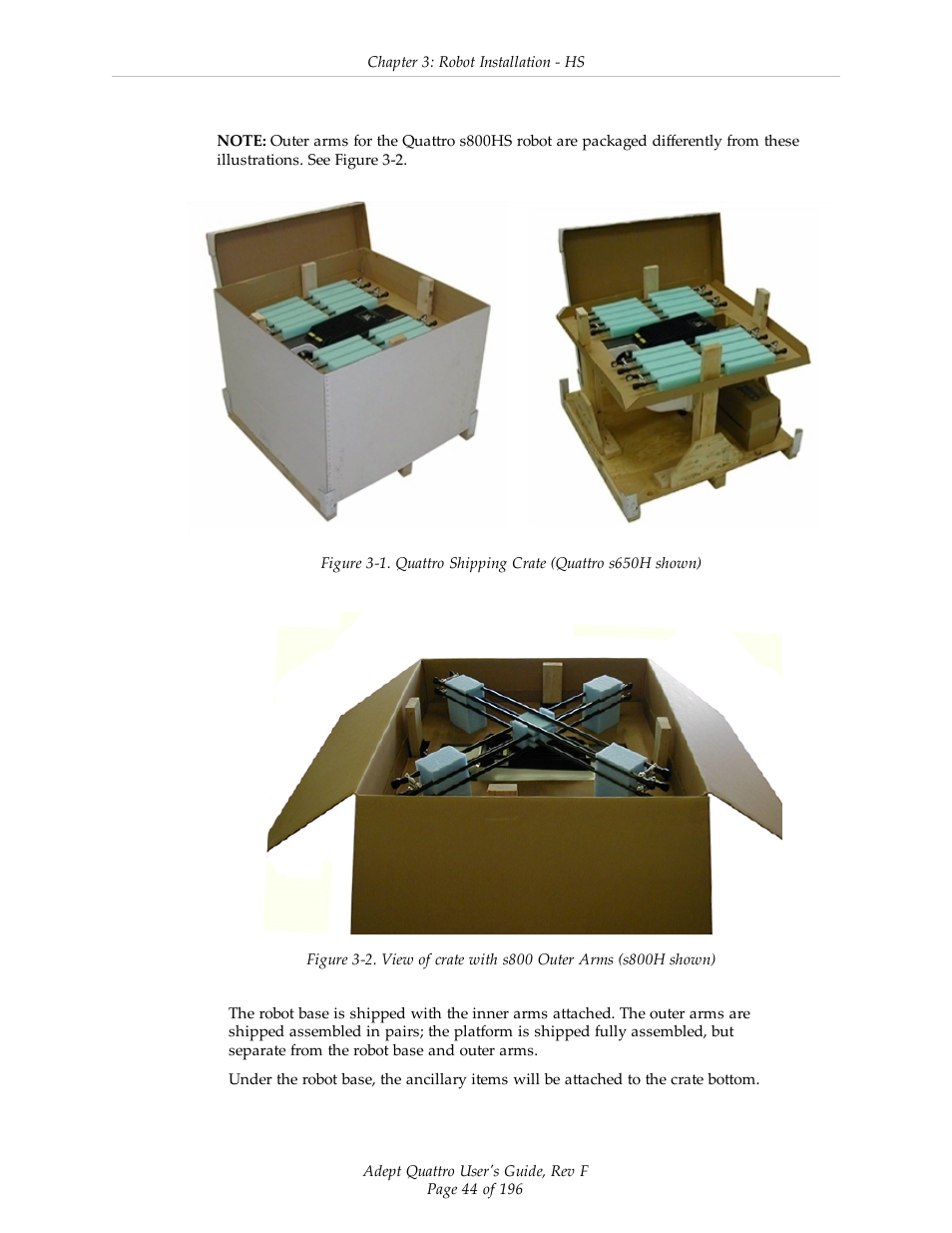 Adept s650HS Quattro User Manual | Page 44 / 196
