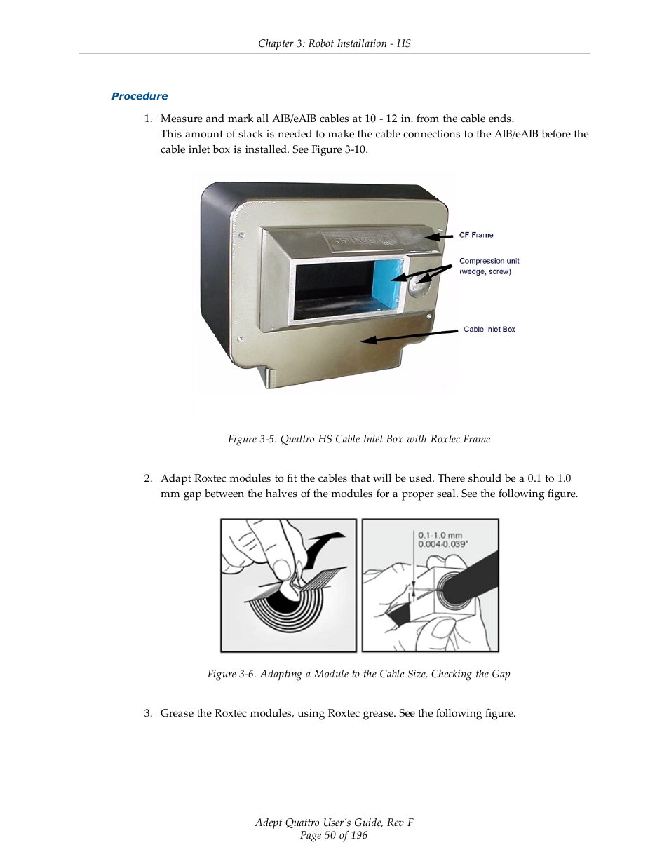 Adept s650HS Quattro User Manual | Page 50 / 196