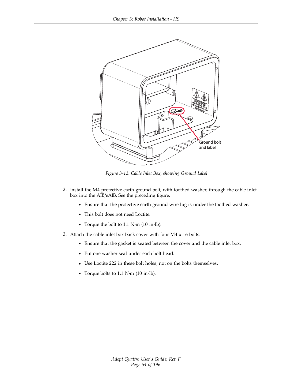 Adept s650HS Quattro User Manual | Page 54 / 196