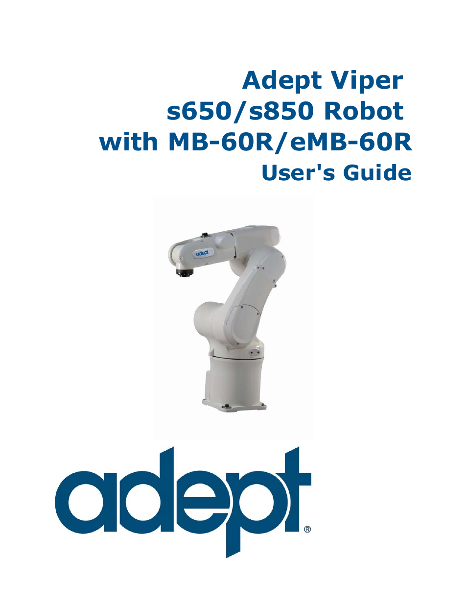 Adept s650 Viper User Manual | 100 pages