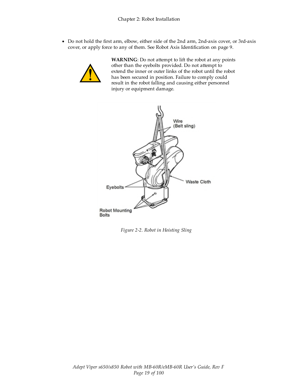 Adept s650 Viper User Manual | Page 19 / 100